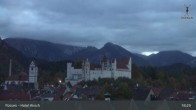 Archiv Foto Webcam Füssen: Blick auf das Hohe Schloss 00:00