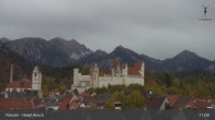 Archiv Foto Webcam Füssen: Blick auf das Hohe Schloss 10:00
