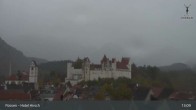 Archiv Foto Webcam Füssen: Blick auf das Hohe Schloss 12:00