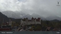 Archiv Foto Webcam Füssen: Blick auf das Hohe Schloss 12:00