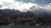 Archiv Foto Webcam Füssen: Blick auf das Hohe Schloss 14:00