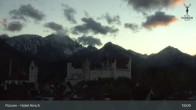 Archiv Foto Webcam Füssen: Blick auf das Hohe Schloss 00:00
