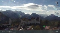 Archived image Webcam High Palace in Füssen 12:00