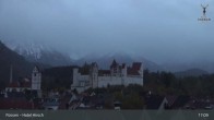 Archiv Foto Webcam Füssen: Blick auf das Hohe Schloss 00:00