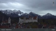 Archiv Foto Webcam Füssen: Blick auf das Hohe Schloss 06:00