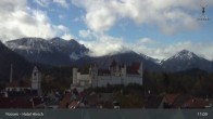 Archived image Webcam High Palace in Füssen 10:00