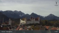 Archiv Foto Webcam Füssen: Blick auf das Hohe Schloss 06:00