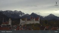 Archiv Foto Webcam Füssen: Blick auf das Hohe Schloss 10:00