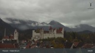Archived image Webcam High Palace in Füssen 08:00