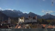 Archiv Foto Webcam Füssen: Blick auf das Hohe Schloss 10:00