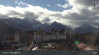 Archiv Foto Webcam Füssen: Blick auf das Hohe Schloss 12:00