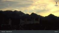 Archiv Foto Webcam Füssen: Blick auf das Hohe Schloss 00:00