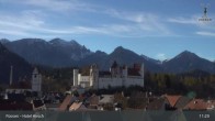 Archiv Foto Webcam Füssen: Blick auf das Hohe Schloss 10:00