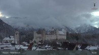 Archiv Foto Webcam Füssen: Blick auf das Hohe Schloss 04:00