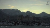 Archiv Foto Webcam Füssen: Blick auf das Hohe Schloss 02:00