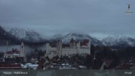 Archiv Foto Webcam Füssen: Blick auf das Hohe Schloss 07:00