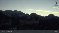 Archiv Foto Webcam Füssen: Blick auf das Hohe Schloss 00:00