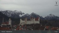 Archiv Foto Webcam Füssen: Blick auf das Hohe Schloss 10:00