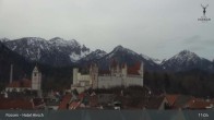 Archiv Foto Webcam Füssen: Blick auf das Hohe Schloss 10:00