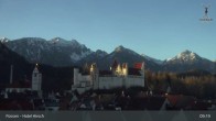 Archiv Foto Webcam Füssen: Blick auf das Hohe Schloss 08:00