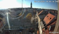 Archiv Foto Webcam Stadtplatz Traunstein 13:00