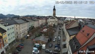 Archiv Foto Webcam Stadtplatz Traunstein 08:00
