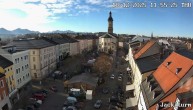 Archiv Foto Webcam Stadtplatz Traunstein 10:00