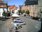 Archived image Webcam Gerolzhofen: Market Place 09:00