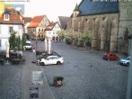 Archived image Webcam Gerolzhofen: Market Place 05:00