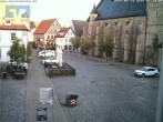 Archived image Webcam Gerolzhofen: Market Place 05:00