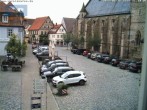 Archived image Webcam Gerolzhofen: Market Place 19:00