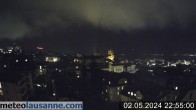 Archived image Webcam Lausanne - Lake Geneva 23:00
