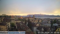 Archiv Foto Webcam Lausanne - Genfer See 19:00