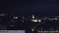 Archiv Foto Webcam Lausanne - Genfer See 23:00
