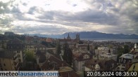 Archiv Foto Webcam Lausanne - Genfer See 07:00