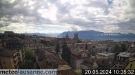 Archiv Foto Webcam Lausanne - Genfer See 09:00