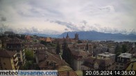 Archiv Foto Webcam Lausanne - Genfer See 13:00