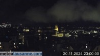 Archiv Foto Webcam Lausanne - Genfer See 23:00