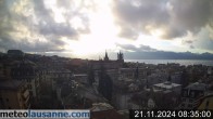 Archiv Foto Webcam Lausanne - Genfer See 07:00