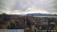 Archiv Foto Webcam Lausanne - Genfer See 09:00