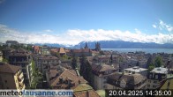 Archiv Foto Webcam Lausanne - Genfer See 13:00