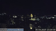 Archiv Foto Webcam Lausanne - Genfer See 23:00