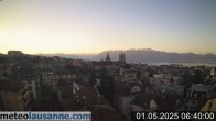 Archiv Foto Webcam Lausanne - Genfer See 05:00