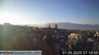 Archiv Foto Webcam Lausanne - Genfer See 06:00