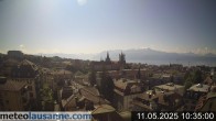 Archiv Foto Webcam Lausanne - Genfer See 09:00