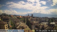 Archiv Foto Webcam Lausanne - Genfer See 13:00