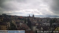 Archiv Foto Webcam Lausanne - Genfer See 06:00