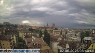Archiv Foto Webcam Lausanne - Genfer See 07:00