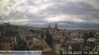 Archiv Foto Webcam Lausanne - Genfer See 09:00