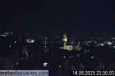 Archiv Foto Webcam Lausanne - Genfer See 23:00